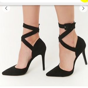 Qupid Ankle-Strap Pumps